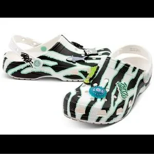 Crocs Classic Clogs, Ron English X Party Animals, White / Black, M10 Foot Locker Launches Crocs main image 4